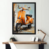 Scooter Escape - Scooter Canvas Wall Art