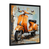 Scooter Escape - Scooter Canvas Wall Art