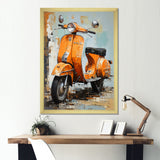 Scooter Escape - Scooter Canvas Wall Art