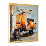 Scooter Escape - Scooter Canvas Wall Art