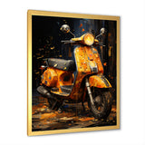 Edgy Scooter Graffiti Odyssey - Scooter Canvas Wall Art