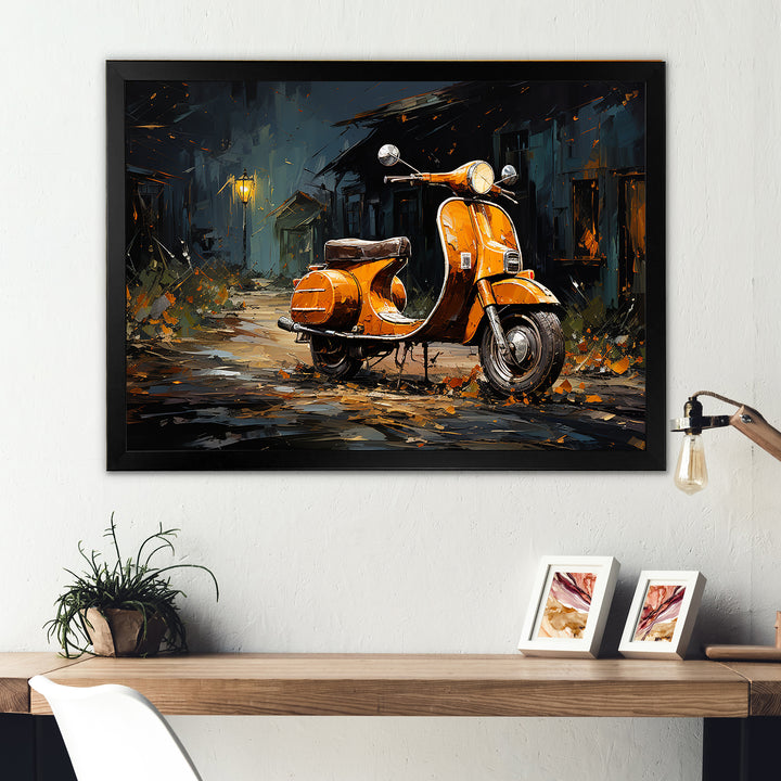 Scooter Adventures - Scooter Canvas Wall Art