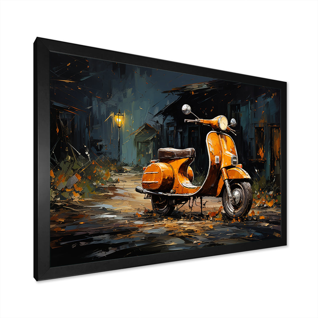 Scooter Adventures - Scooter Canvas Wall Art