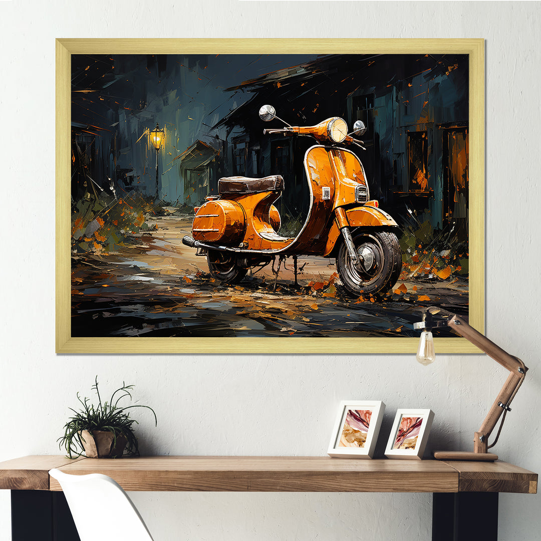 Scooter Adventures - Scooter Canvas Wall Art