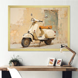 Vintage Scooter Adventures - Scooter Canvas Wall Art
