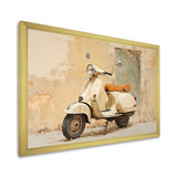 Vintage Scooter Adventures - Scooter Canvas Wall Art