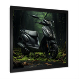 Scooter Serenity Forest Adventure - Scooter Canvas Wall Art