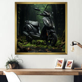 Scooter Serenity Forest Adventure - Scooter Canvas Wall Art