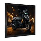 Scooter Serenity City Adventure - Scooter Canvas Wall Art