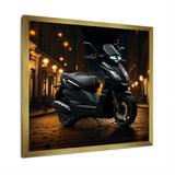 Scooter Serenity City Adventure - Scooter Canvas Wall Art