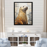 Magnificent Sea Lion - Sea Lion Canvas Wall Art