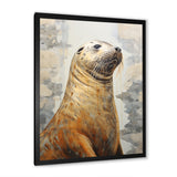 Magnificent Sea Lion - Sea Lion Canvas Wall Art