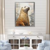 Magnificent Sea Lion - Sea Lion Canvas Wall Art