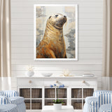 Magnificent Sea Lion - Sea Lion Canvas Wall Art