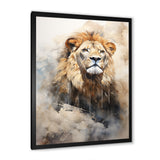 Majestic King Of Lions - Lion Canvas Wall Art