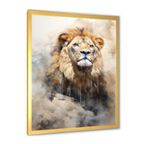 Majestic King Of Lions - Lion Canvas Wall Art