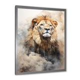 Majestic King Of Lions - Lion Canvas Wall Art