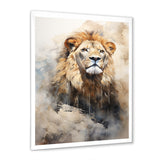 Majestic King Of Lions - Lion Canvas Wall Art