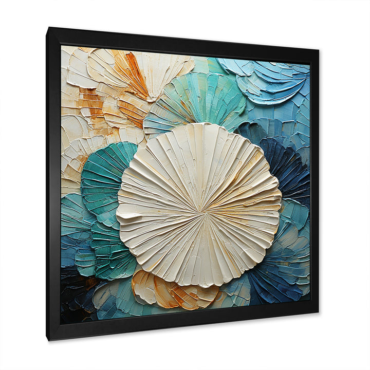 Coastal Mosaic Sea Creatures - Seashell Wall Art Prints