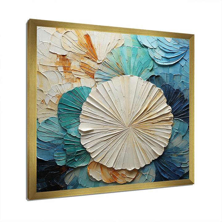 Coastal Mosaic Sea Creatures - Seashell Wall Art Prints