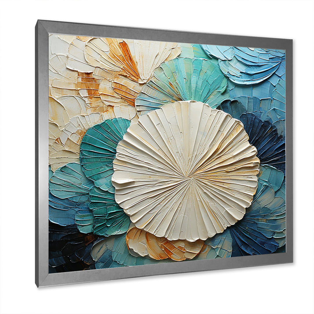 Coastal Mosaic Sea Creatures - Seashell Wall Art Prints