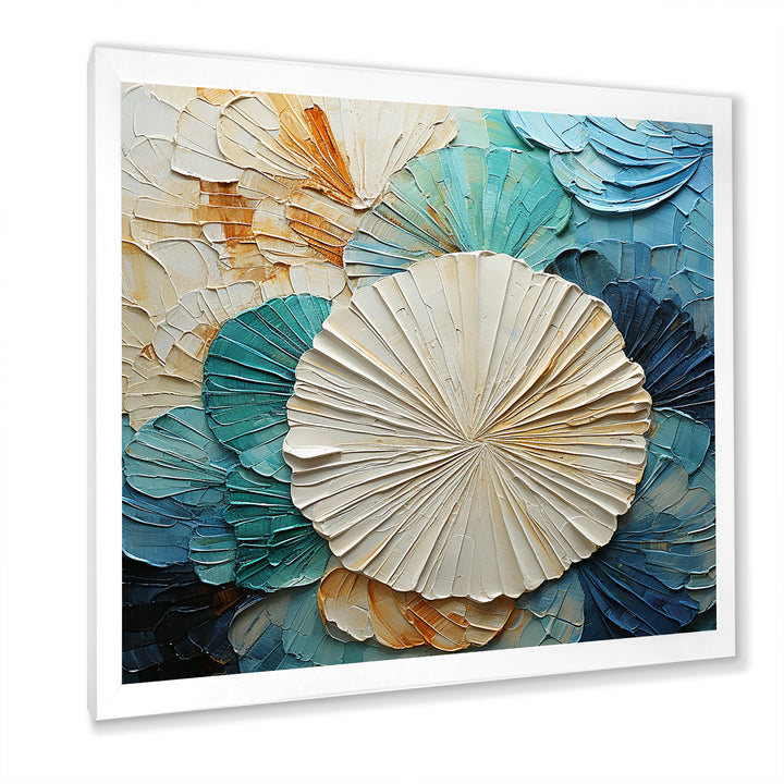 Coastal Mosaic Sea Creatures - Seashell Wall Art Prints