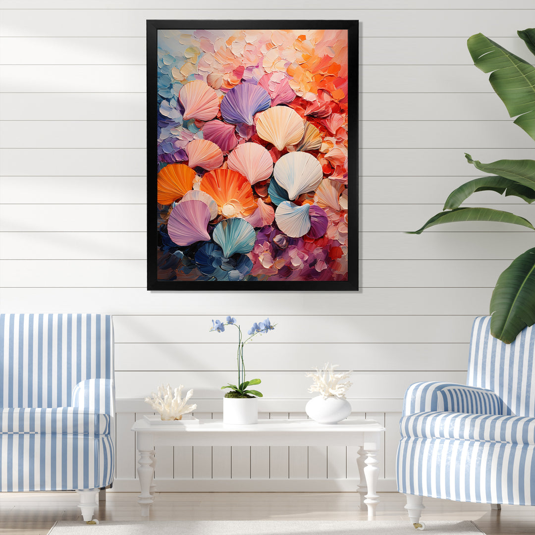 Seashells Wonders On The Coast - Seashell Wall Decor