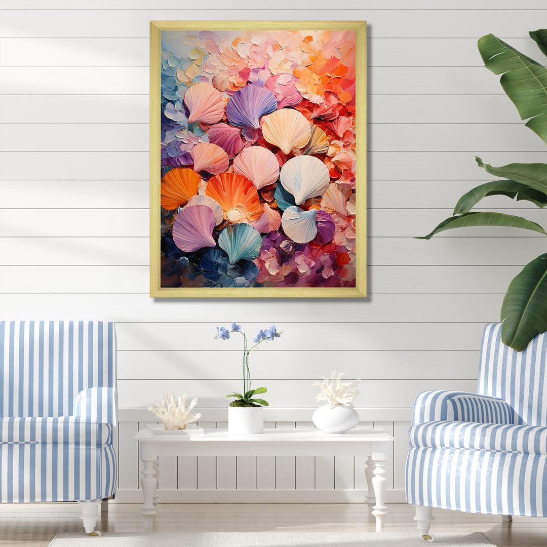 Seashells Wonders On The Coast - Seashell Wall Decor
