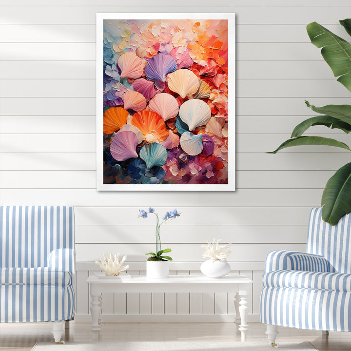 Seashells Wonders On The Coast - Seashell Wall Decor