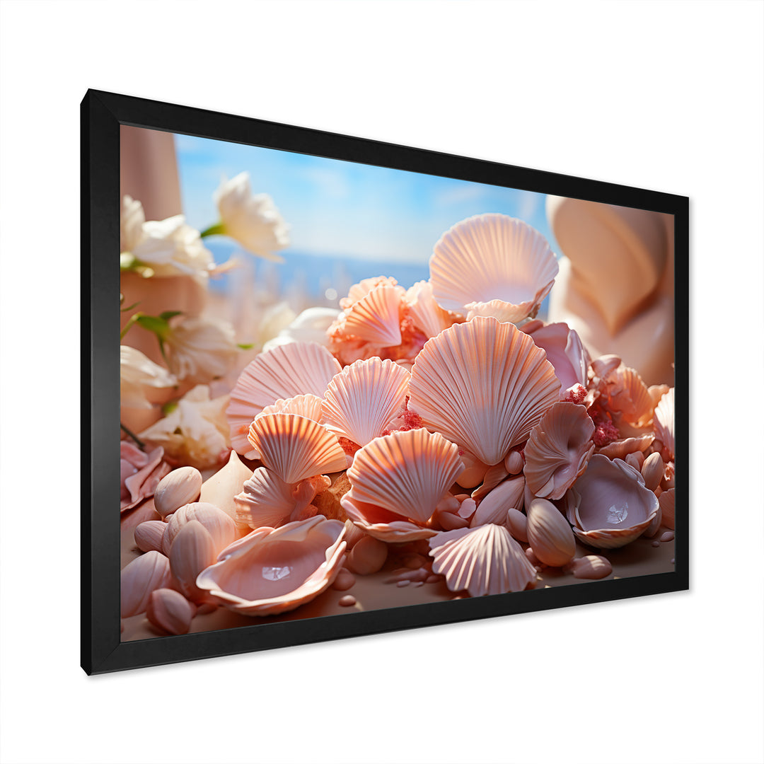 Romanticism Seashells - Seashell Canvas Wall Art