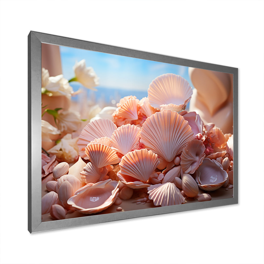 Romanticism Seashells - Seashell Canvas Wall Art
