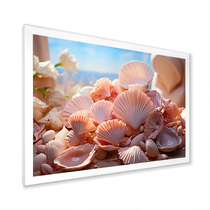 Romanticism Seashells - Seashell Canvas Wall Art