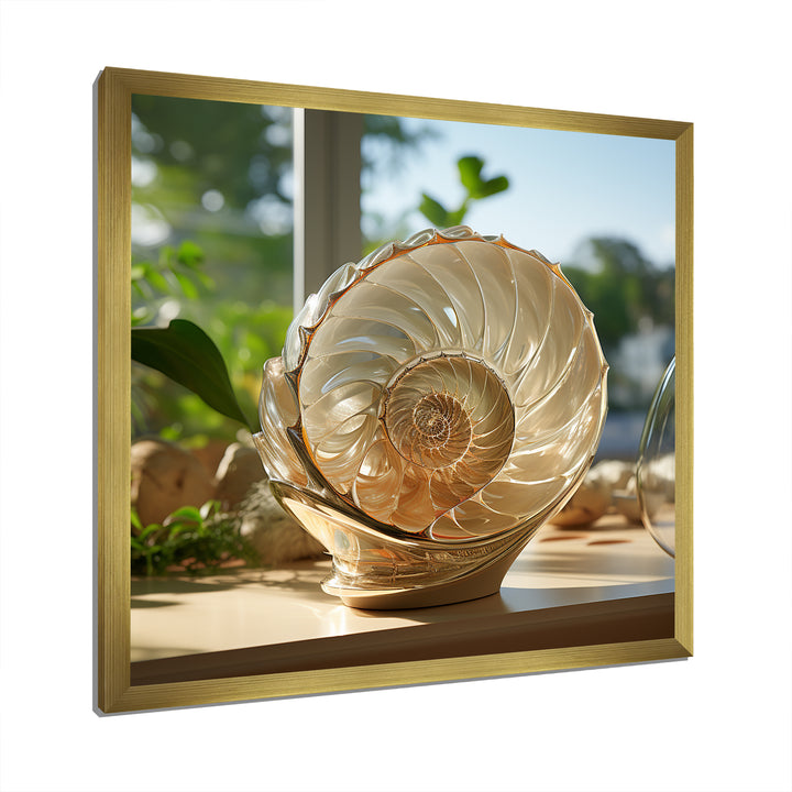 Seashell Treasures Vase - Seashell Wall Art Prints