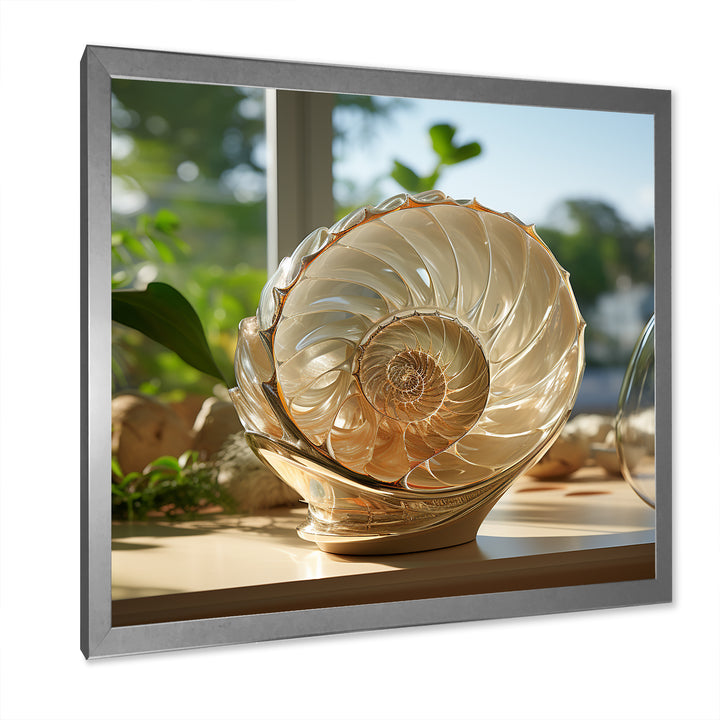 Seashell Treasures Vase - Seashell Wall Art Prints