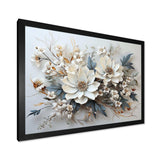 Seasonal Flowers Charm In Winter I - Floral Canvas Wall Art