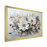 Seasonal Flowers Charm In Winter I - Floral Canvas Wall Art