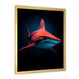 Red Shark Photo Haven - Shark Home Decor Art