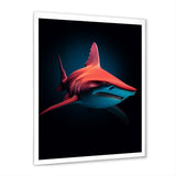 Red Shark Photo Haven - Shark Home Decor Art