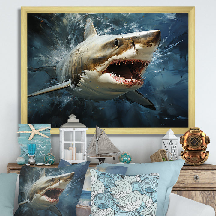 Sark Mako Momentum - Shark Living Room Wall Art