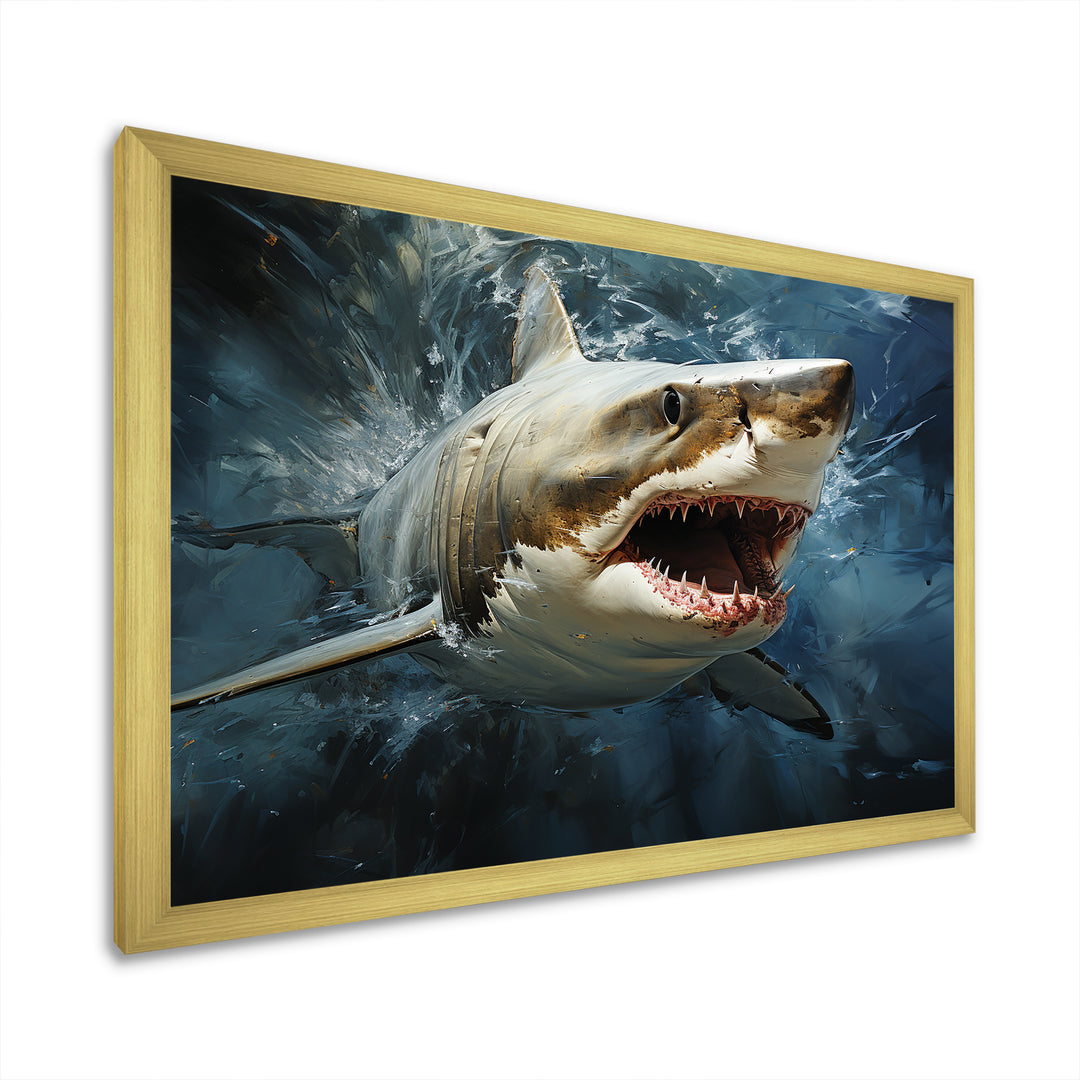 Sark Mako Momentum - Shark Living Room Wall Art