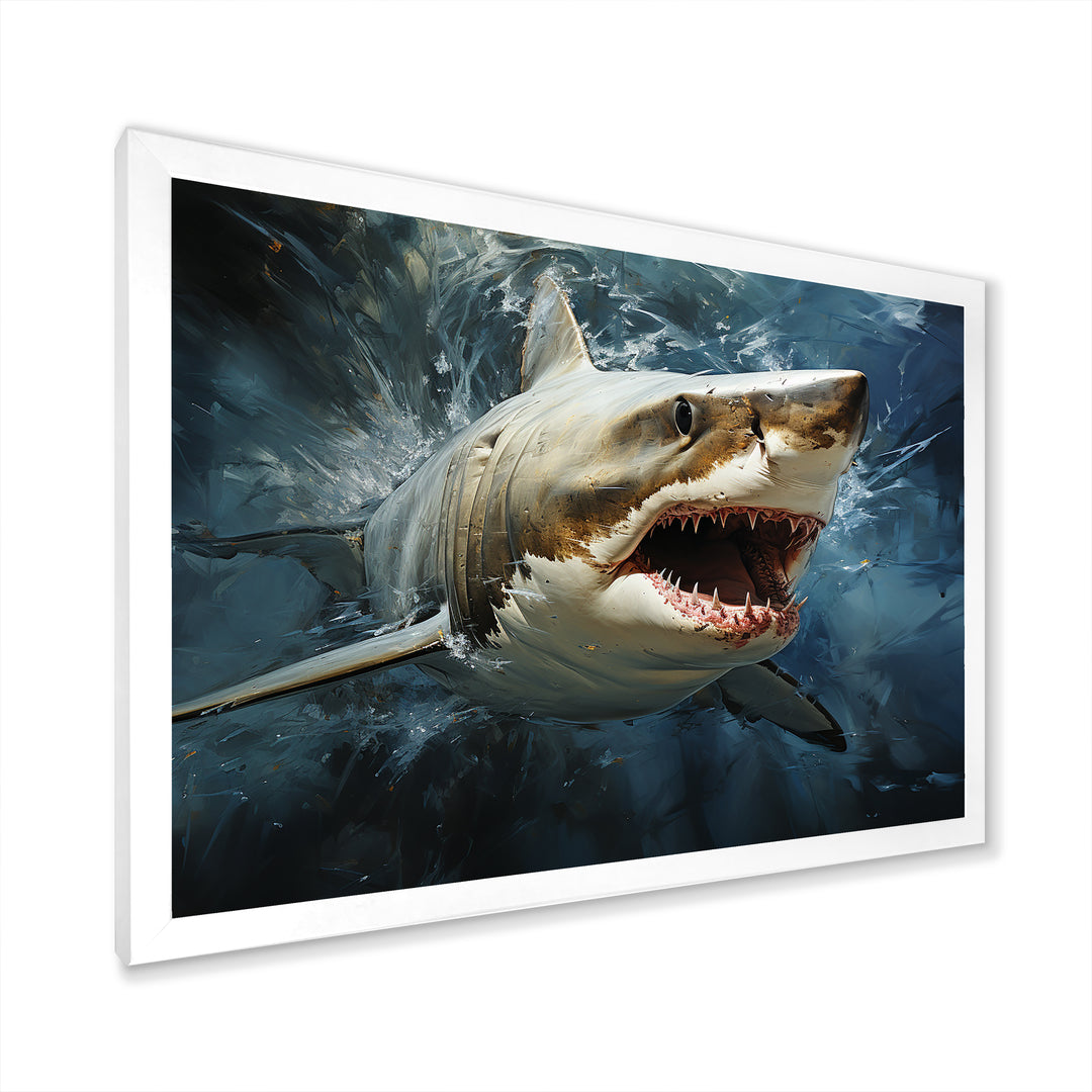 Sark Mako Momentum - Shark Living Room Wall Art