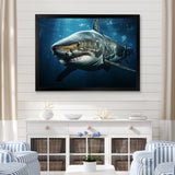 Oceans Blue Ghost Shark Photography - Shark Wall Decor