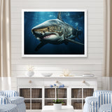 Oceans Blue Ghost Shark Photography - Shark Wall Decor