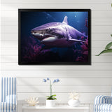 Oceans Purple Ghost Shark Photography - Shark Wall Art Prints