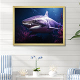 Oceans Purple Ghost Shark Photography - Shark Wall Art Prints