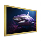 Oceans Purple Ghost Shark Photography - Shark Wall Art Prints