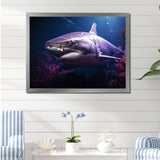 Oceans Purple Ghost Shark Photography - Shark Wall Art Prints