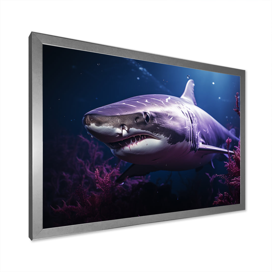 Oceans Purple Ghost Shark Photography - Shark Wall Art Prints
