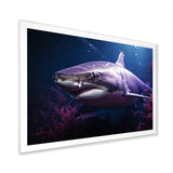 Oceans Purple Ghost Shark Photography - Shark Wall Art Prints