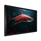 Oceans Red Ghost Shark Photography - Red Shark Wall Art